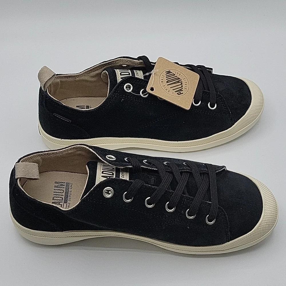 PALLADIUM Wander Lace Sue suede Sneakers Black 7